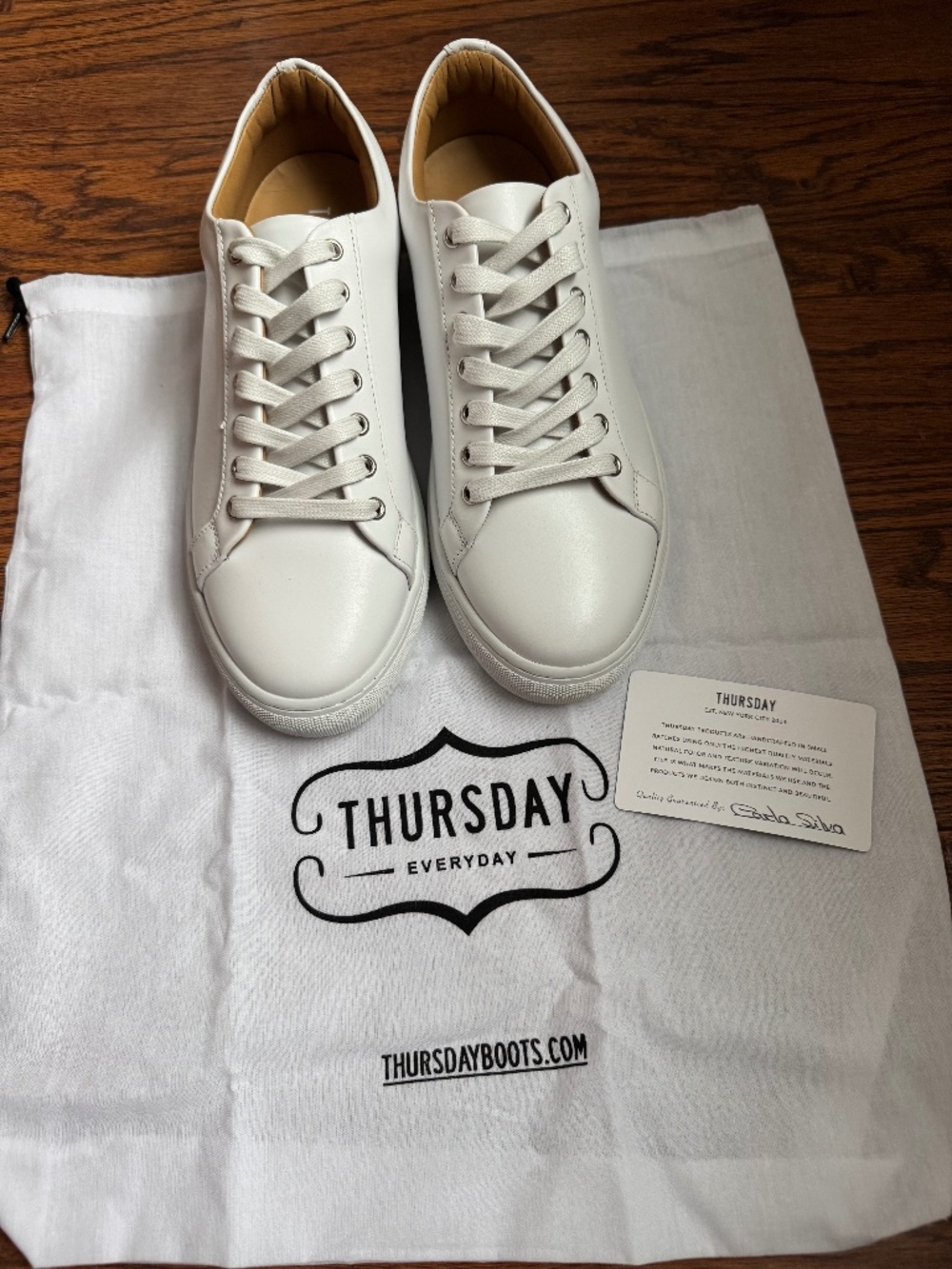 Thursday Women’s Premier Leather Lowtop Sneaker 8.5 Wide